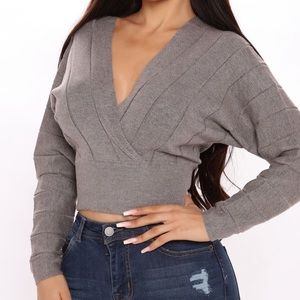 Cropped sweater